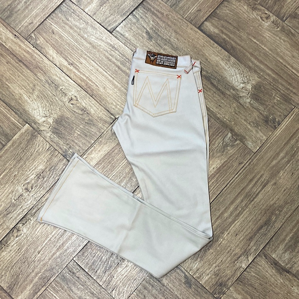 Women’s Lightweight Green/Gray Straight Leg Pants by Very Bad Horse